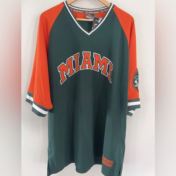 Colosseum Other - Miami Hurricanes Baseball Jersey. New With Tags. Size XL